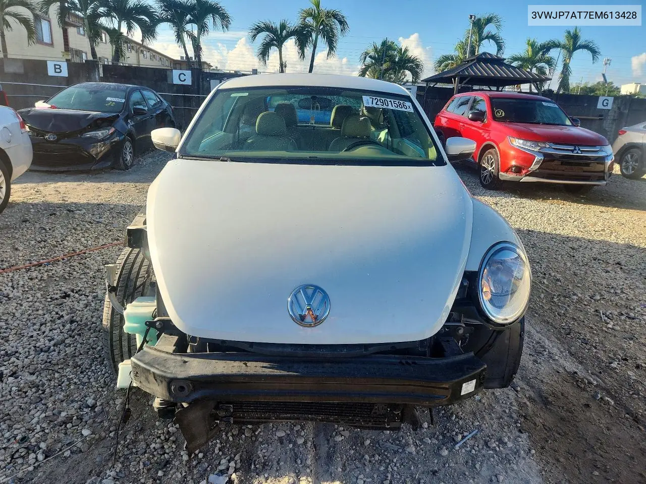 2014 VOLKSWAGEN BEETLE VIN 3VWJP7AT7EM613428 — фото 5