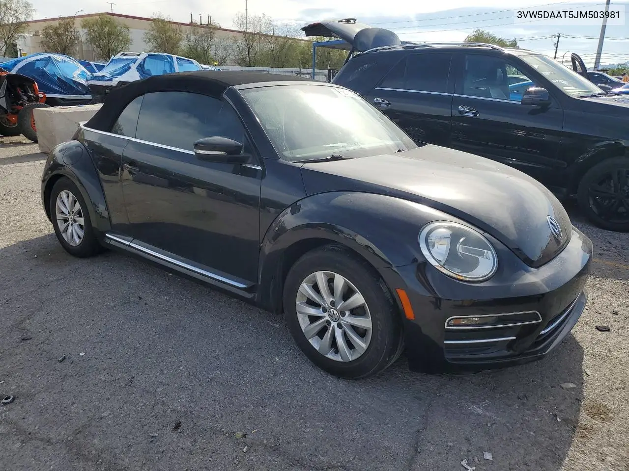 2018 VOLKSWAGEN BEETLE VIN 3VW5DAAT5JM503981 — фото 4