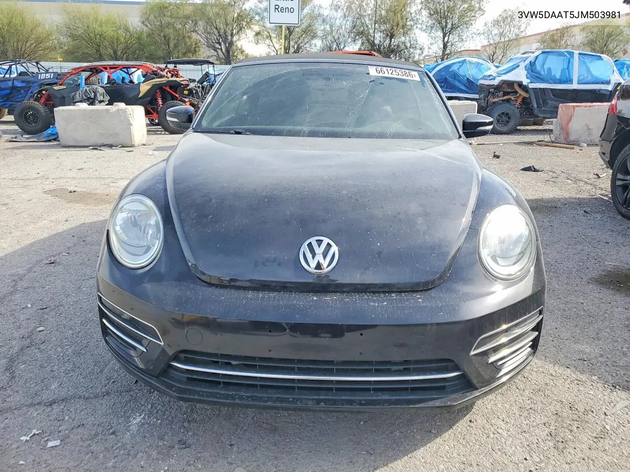 2018 VOLKSWAGEN BEETLE VIN 3VW5DAAT5JM503981 — фото 5