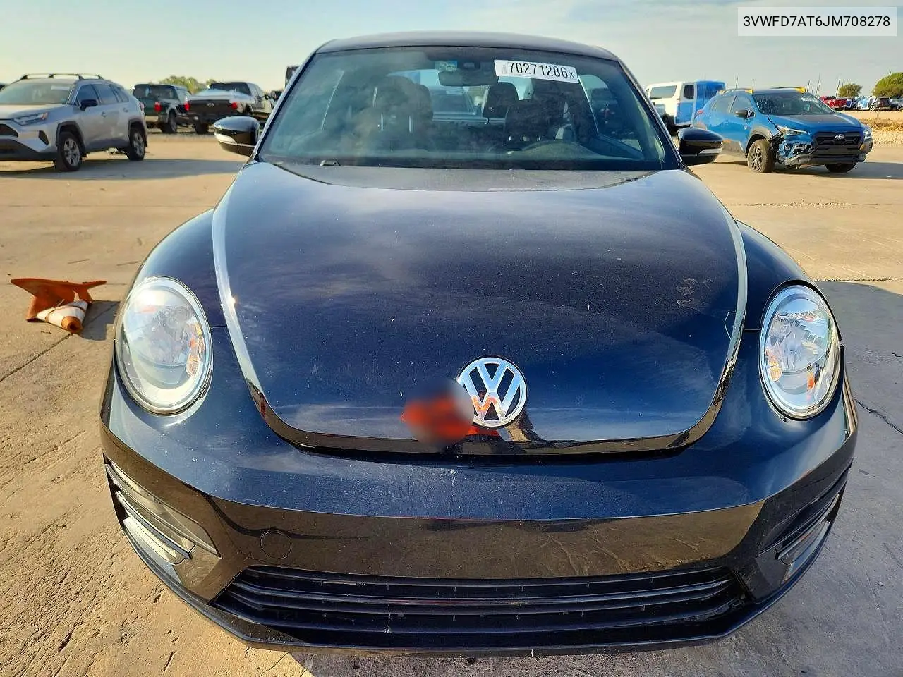 2018 VOLKSWAGEN BEETLE VIN 3VWFD7AT6JM708278 — фото 5