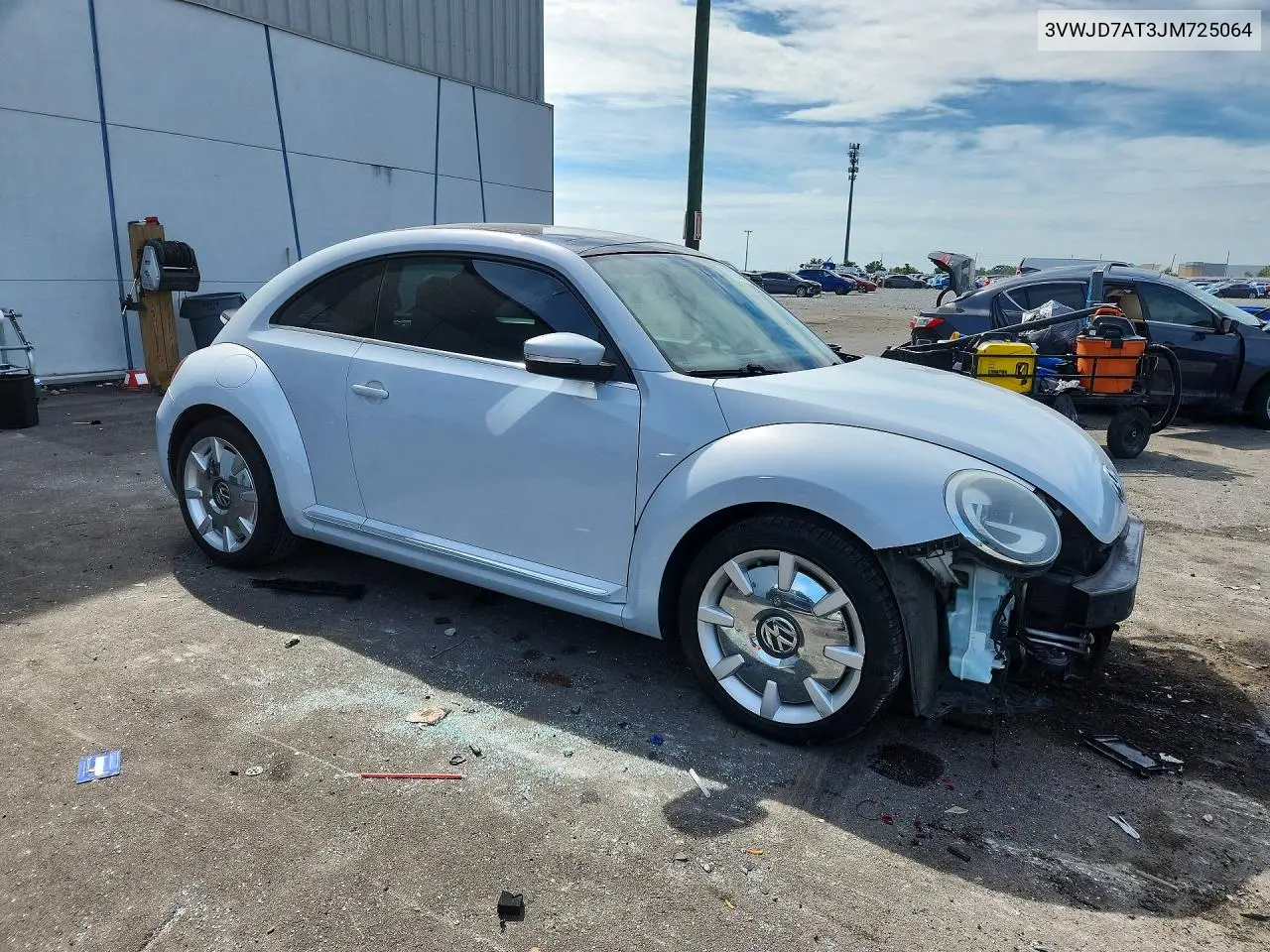 2018 VOLKSWAGEN BEETLE VIN 3VWJD7AT3JM725064 — фото 4