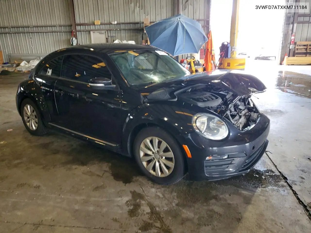 2019 VOLKSWAGEN BEETLE VIN 3VWFD7ATXKM711184 — фото 4