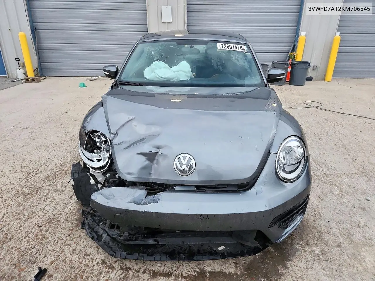 2019 VOLKSWAGEN BEETLE VIN 3VWFD7AT2KM706545 — фото 5