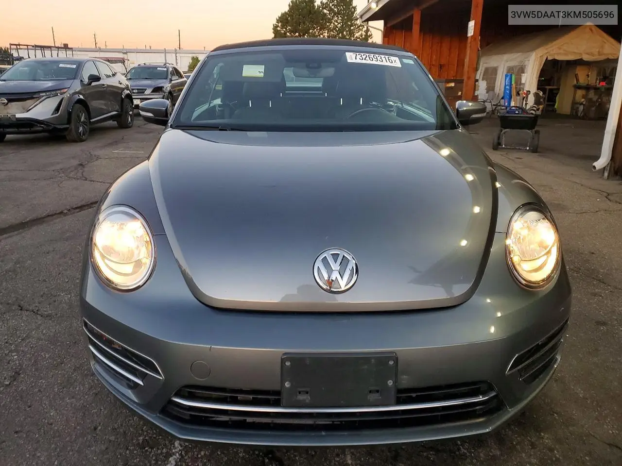 2019 VOLKSWAGEN BEETLE VIN 3VW5DAAT3KM505696 — фото 5