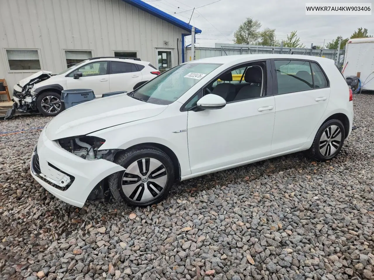 VOLKSWAGEN E GOLF 2019, VIN WVWKR7AU4KW903406