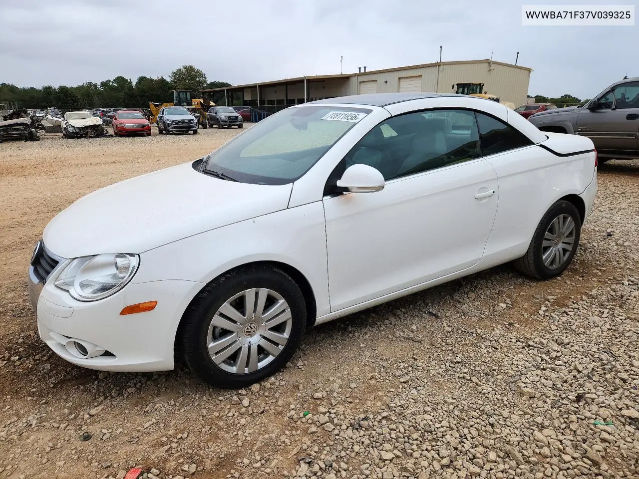 VOLKSWAGEN EOS 2007, VIN WVWBA71F37V039325