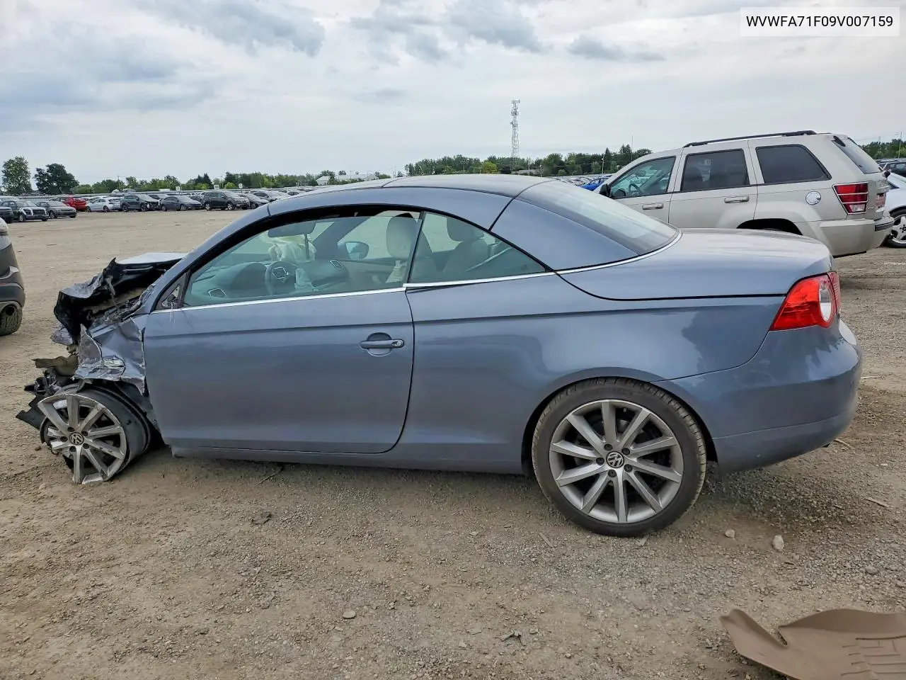 2009 VOLKSWAGEN EOS VIN WVWFA71F09V007159 — фото 2