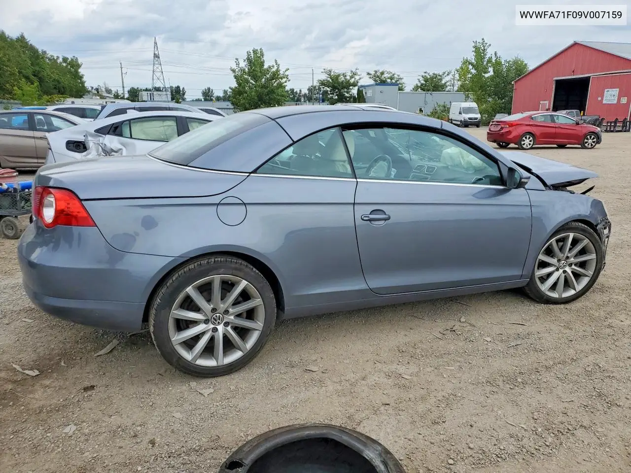 2009 VOLKSWAGEN EOS VIN WVWFA71F09V007159 — фото 3