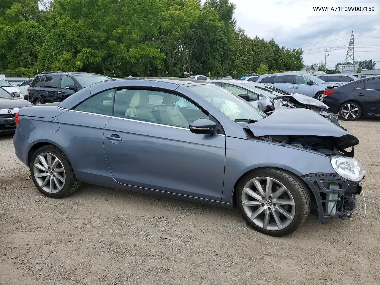 2009 VOLKSWAGEN EOS VIN WVWFA71F09V007159 — фото 4