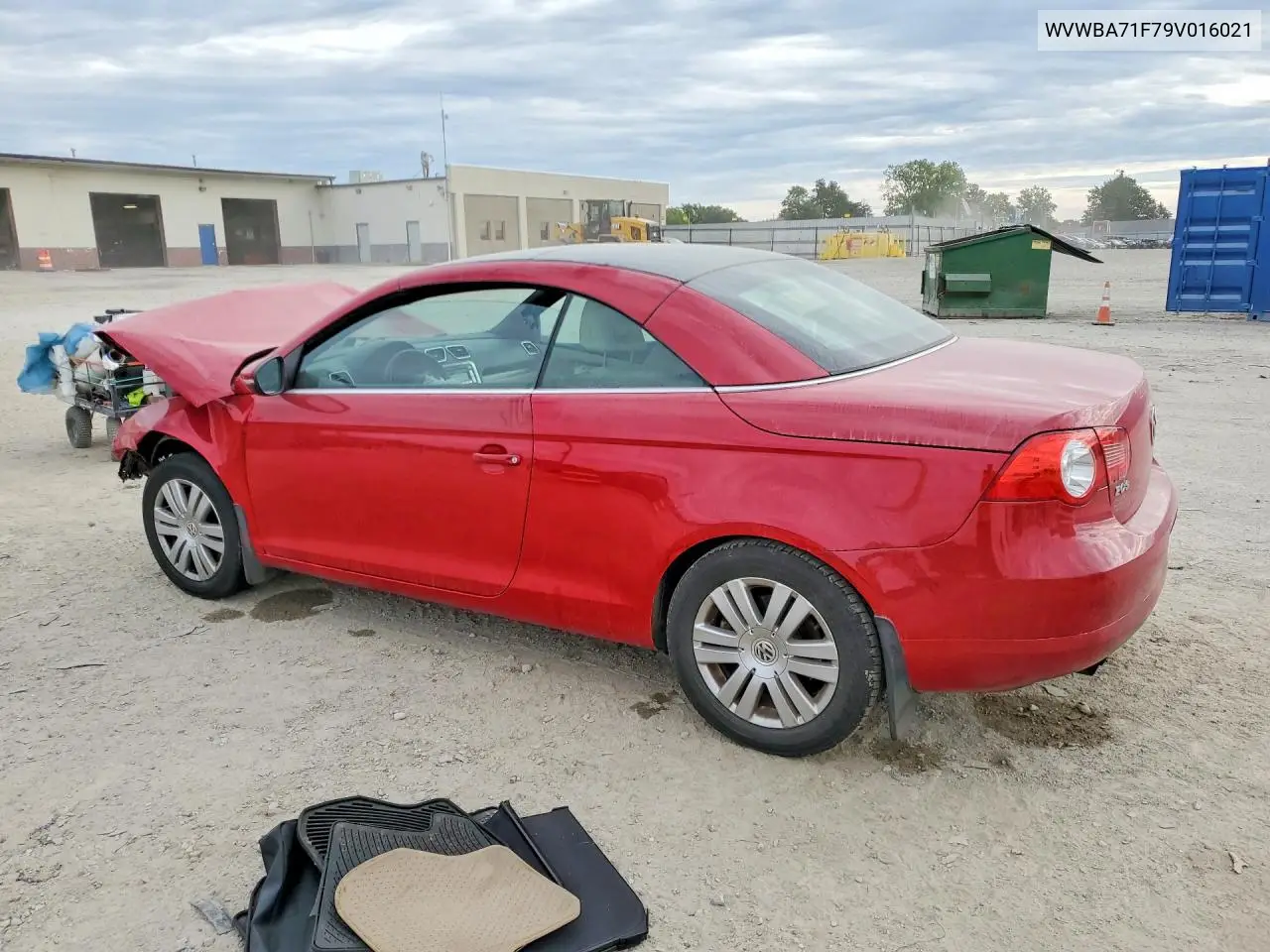 2009 VOLKSWAGEN EOS VIN WVWBA71F79V016021 — фото 2