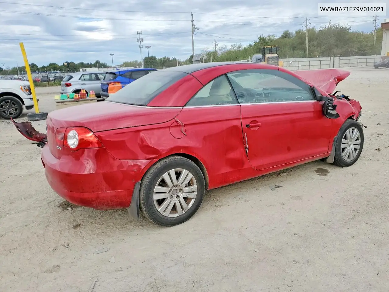 2009 VOLKSWAGEN EOS VIN WVWBA71F79V016021 — фото 3