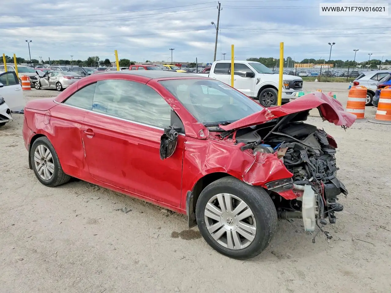 2009 VOLKSWAGEN EOS VIN WVWBA71F79V016021 — фото 4