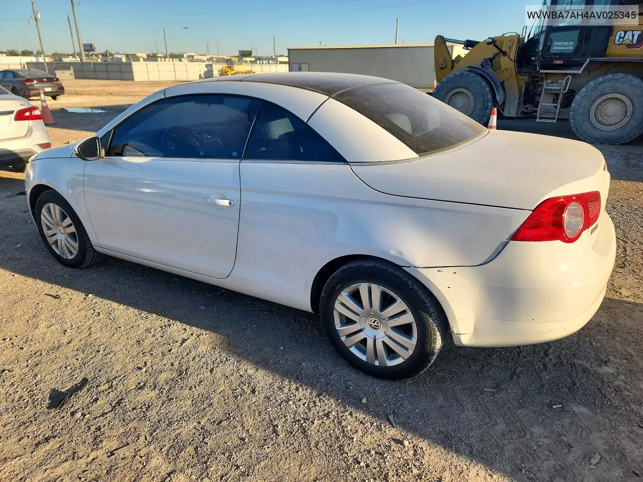 2010 VOLKSWAGEN EOS VIN WVWBA7AH4AV025345 — фото 2