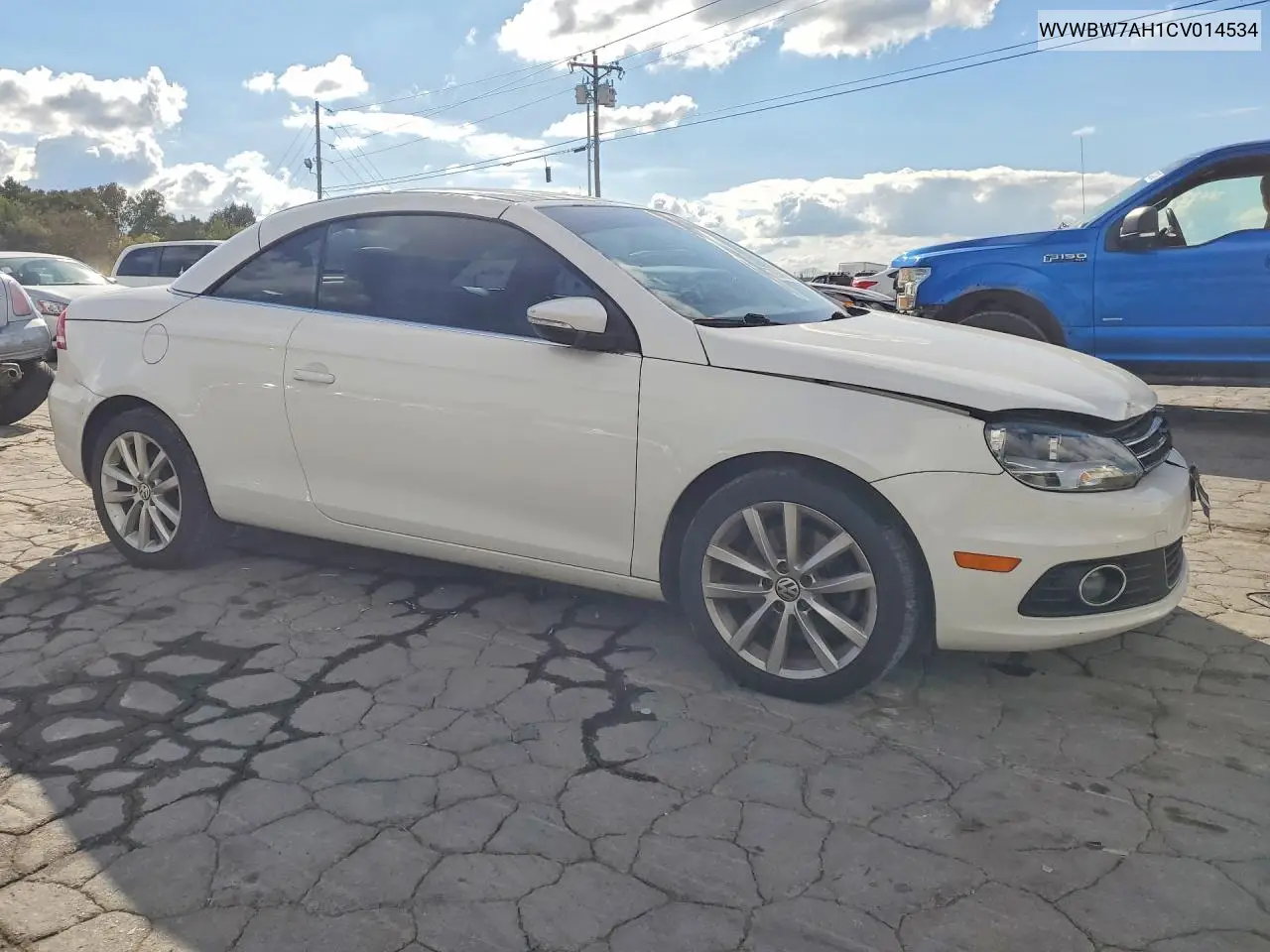 2012 VOLKSWAGEN EOS VIN WVWBW7AH1CV014534 — фото 4