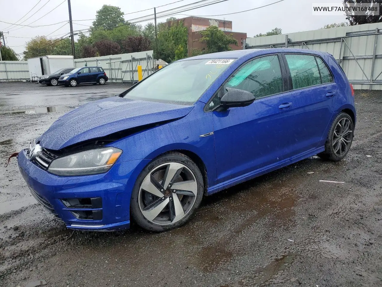 VOLKSWAGEN GOLF R 2015, VIN WVWLF7AU0FW168488