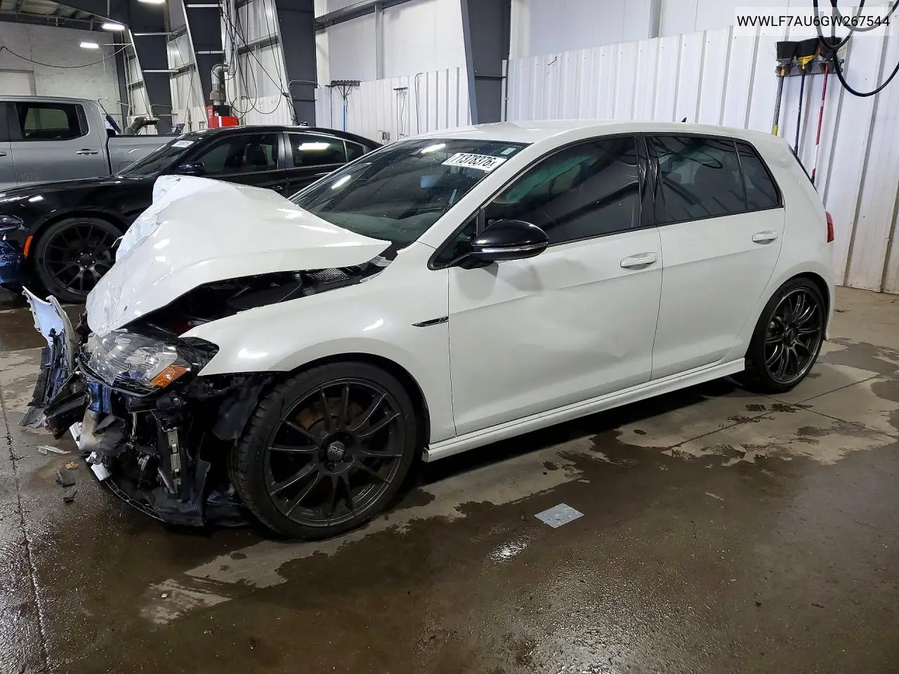 VOLKSWAGEN GOLF R 2016, VIN WVWLF7AU6GW267544