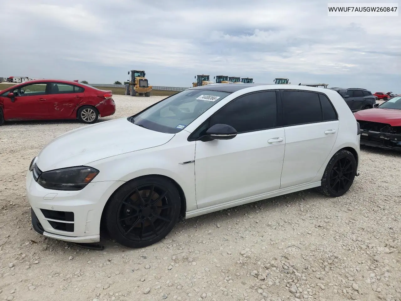 VOLKSWAGEN GOLF R 2016, VIN WVWUF7AU5GW260847