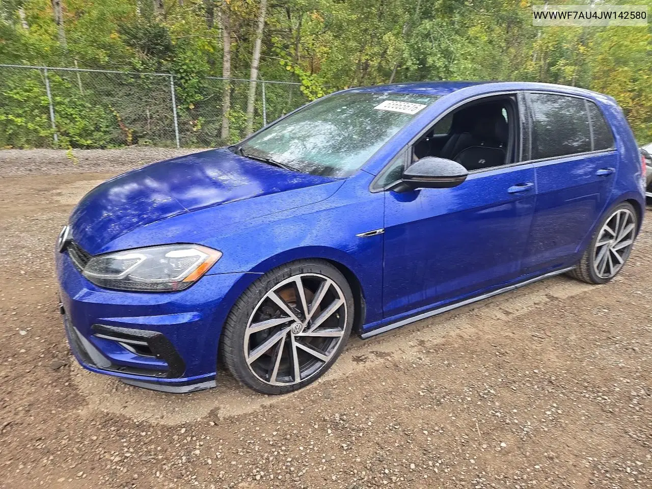 VOLKSWAGEN GOLF R 2018, VIN WVWWF7AU4JW142580