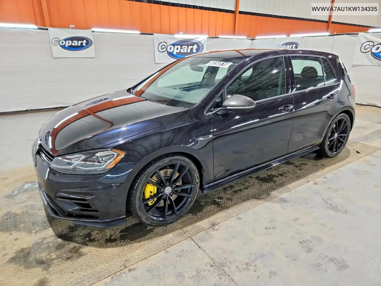 VOLKSWAGEN GOLF R 2019, VIN WVWVA7AU1KW134335