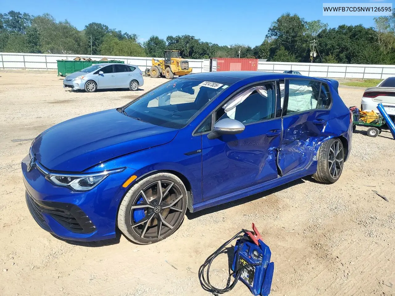 VOLKSWAGEN GOLF R 2022, VIN WVWFB7CD5NW126595