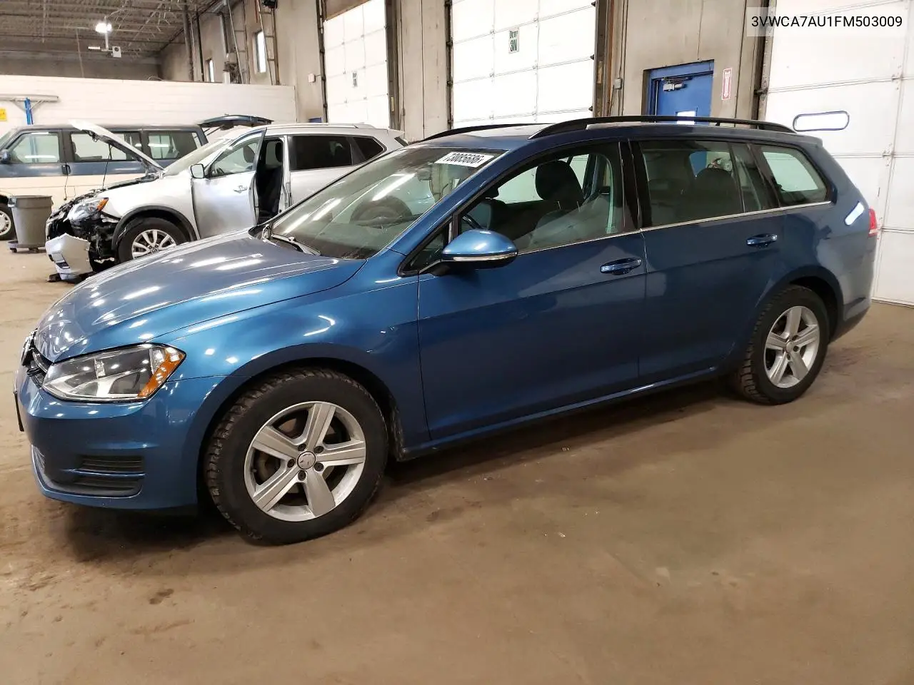 VOLKSWAGEN GOLF SPORTSVAN 2015, VIN 3VWCA7AU1FM503009