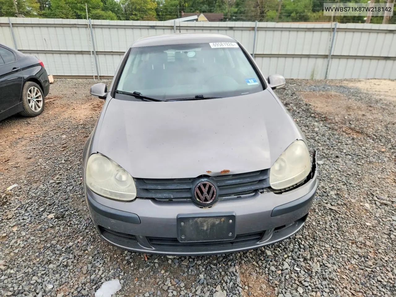 2007 VOLKSWAGEN GOLF VIN WVWBS71K87W218142 — фото 5