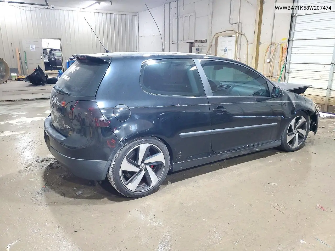 2008 VOLKSWAGEN GOLF VIN WVWBA71K58W207474 — фото 3