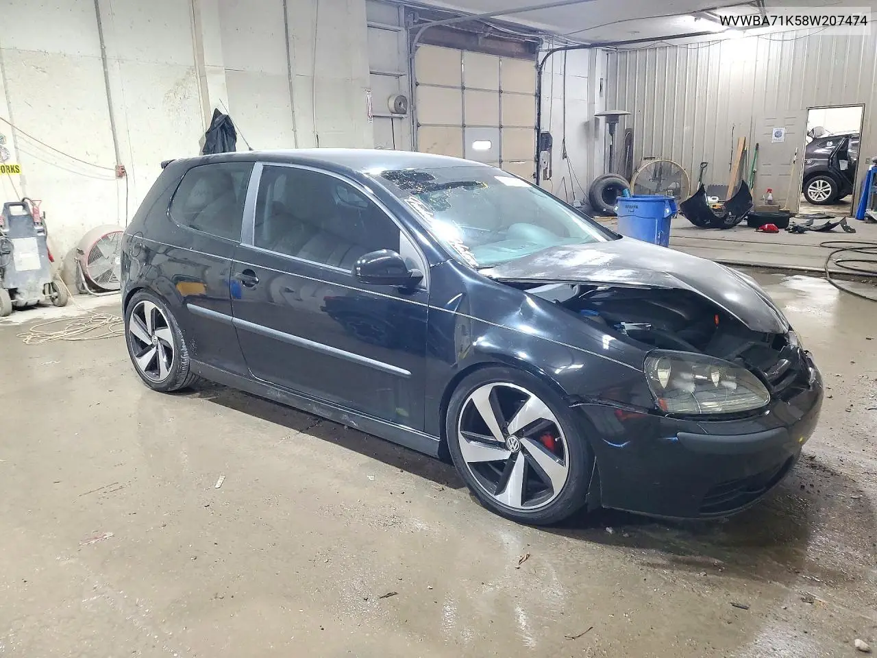 2008 VOLKSWAGEN GOLF VIN WVWBA71K58W207474 — фото 4