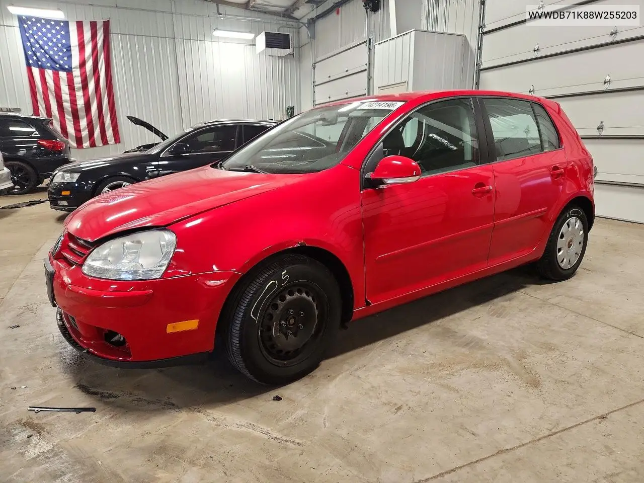 VOLKSWAGEN GOLF 2008, VIN WVWDB71K88W255203