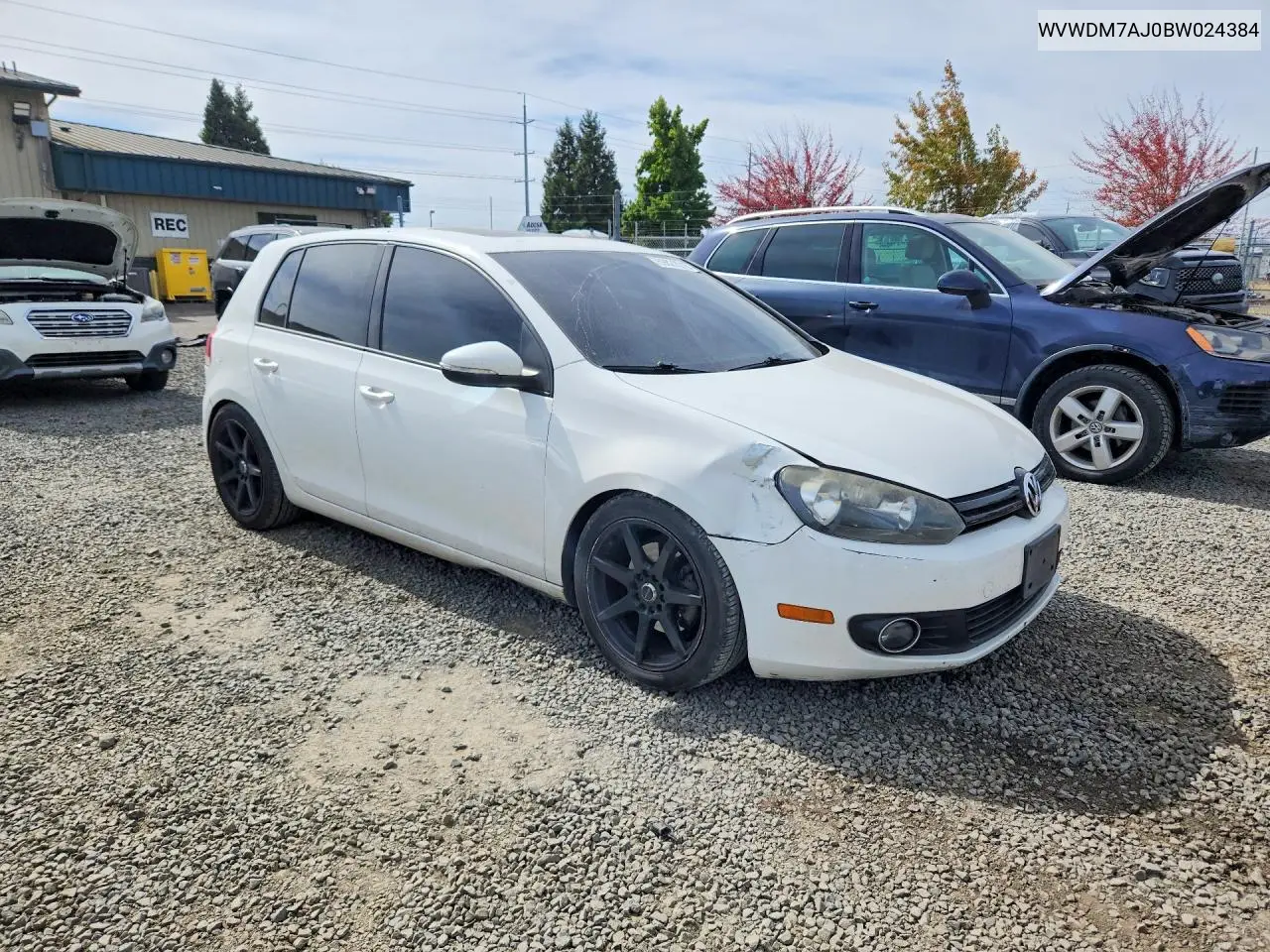 2011 VOLKSWAGEN GOLF VIN WVWDM7AJ0BW024384 — фото 4