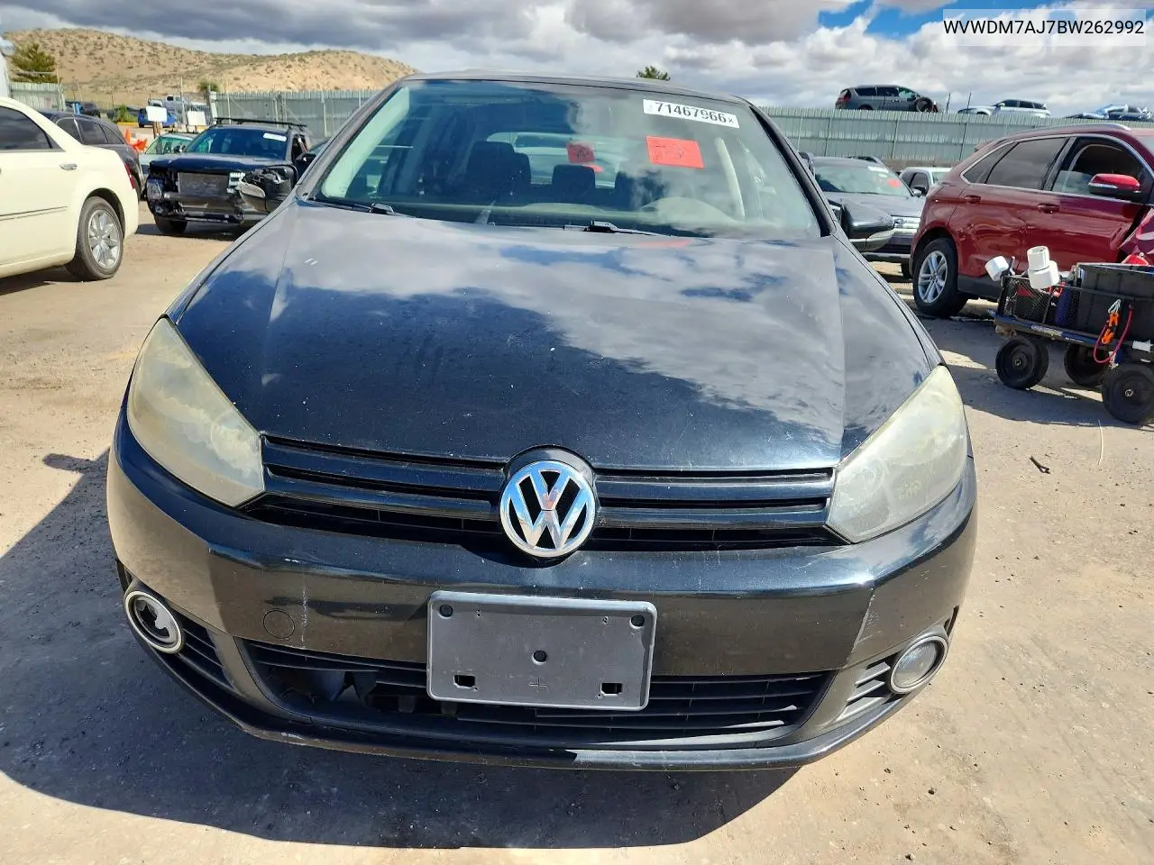 2011 VOLKSWAGEN GOLF VIN WVWDM7AJ7BW262992 — фото 5