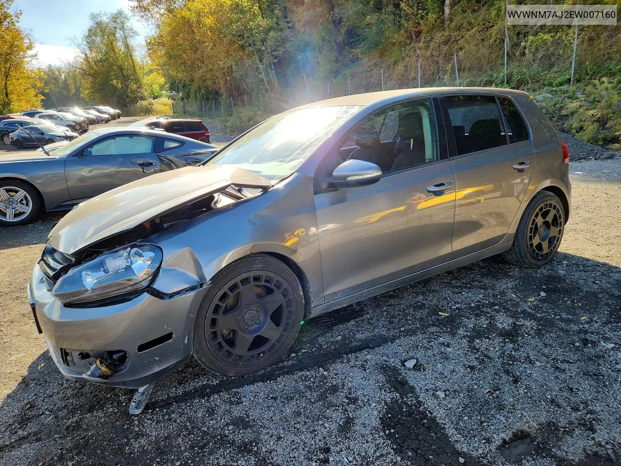 VOLKSWAGEN GOLF 2014, VIN WVWNM7AJ2EW007160