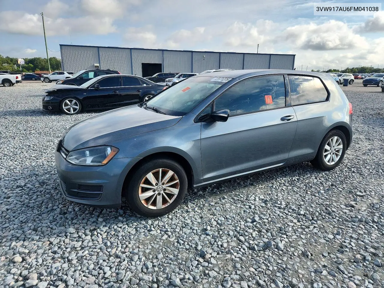 VOLKSWAGEN GOLF 2015, VIN 3VW917AU6FM041038