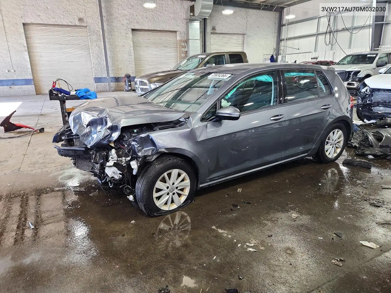 VOLKSWAGEN GOLF 2016, VIN 3VW217AU7GM032030