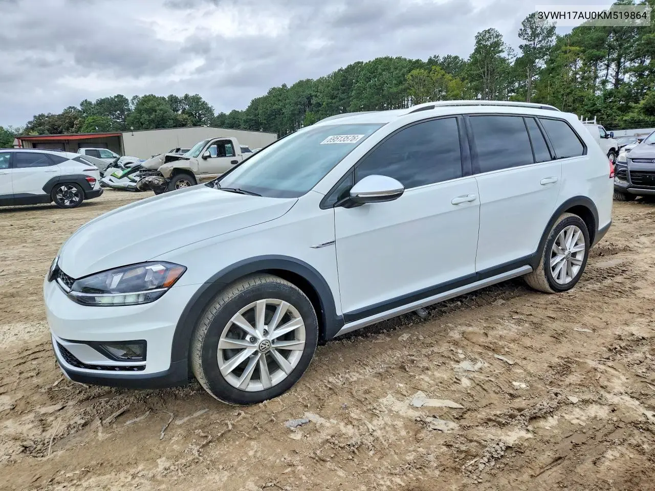 VOLKSWAGEN GOLF 2019, VIN 3VWH17AU0KM519864