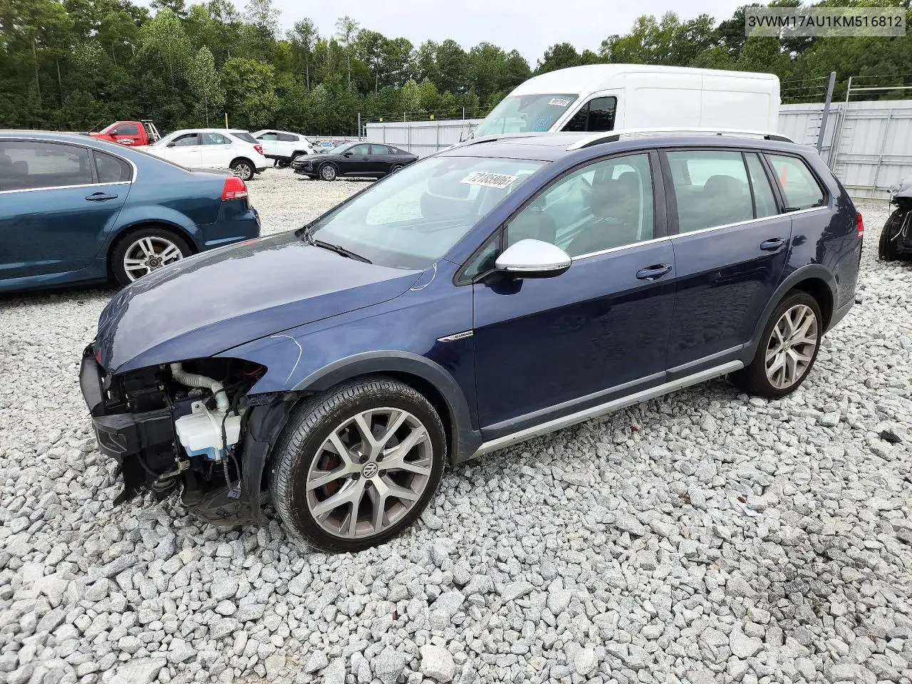 VOLKSWAGEN GOLF 2019, VIN 3VWM17AU1KM516812