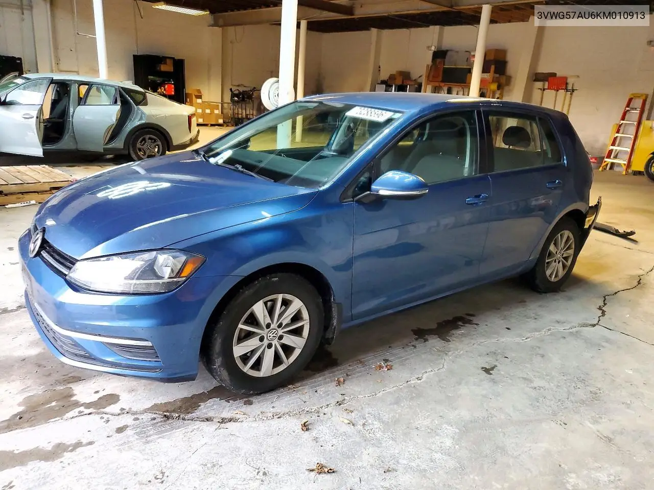 VOLKSWAGEN GOLF 2019, VIN 3VWG57AU6KM010913