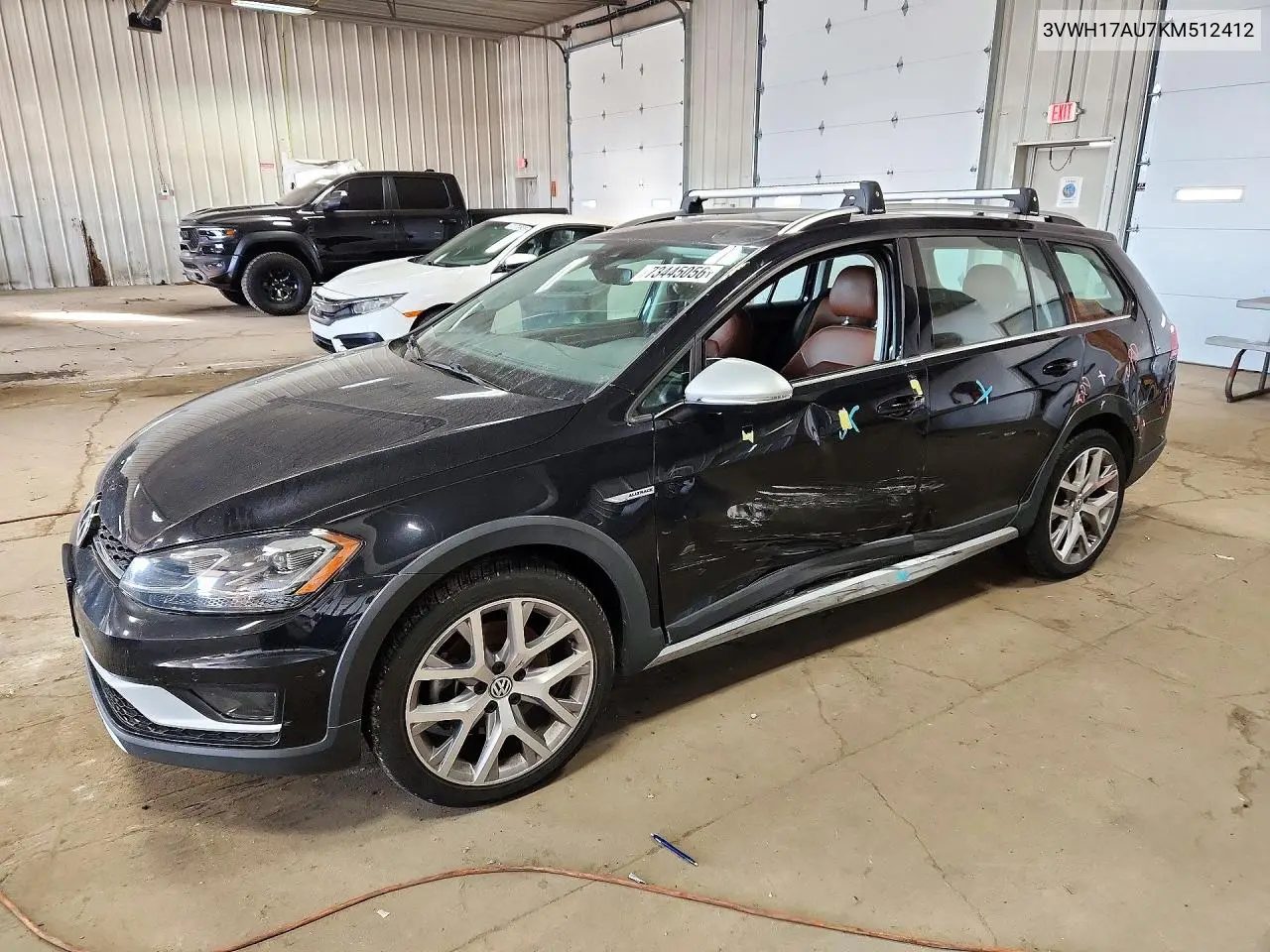 VOLKSWAGEN GOLF 2019, VIN 3VWH17AU7KM512412