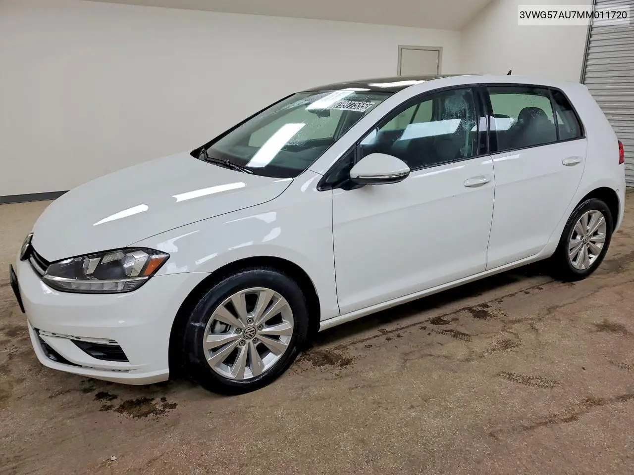 VOLKSWAGEN GOLF 2021, VIN 3VWG57AU7MM011720