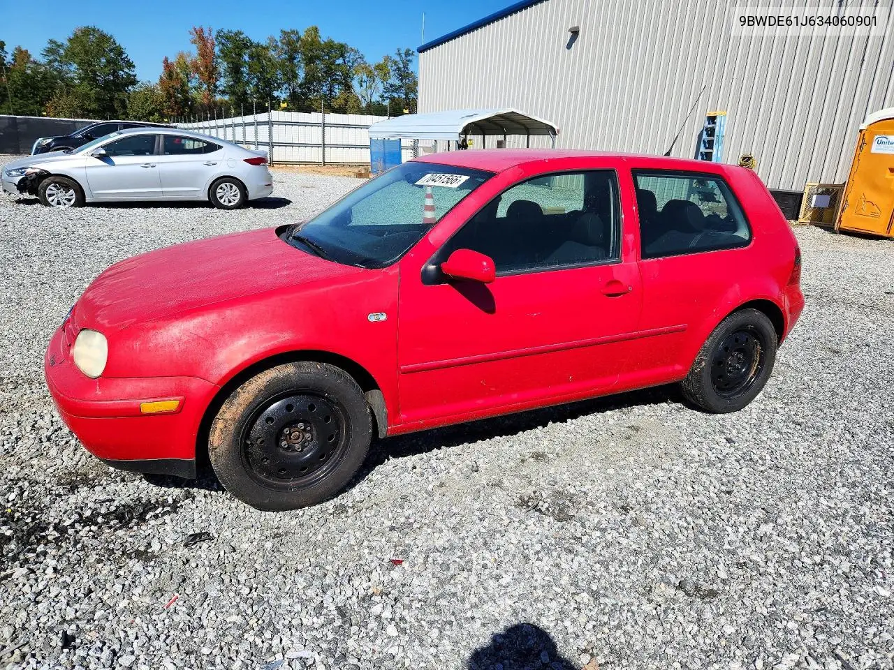 VOLKSWAGEN GTI 2003, VIN 9BWDE61J634060901