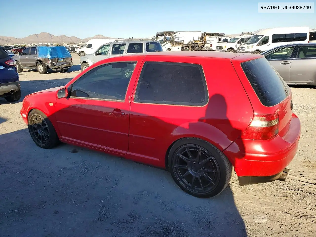 2003 VOLKSWAGEN GTI VIN 9BWDH61J034038240 — фото 2
