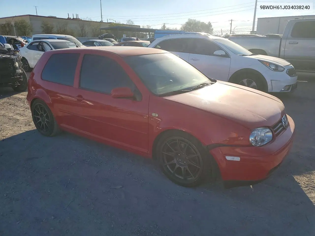 2003 VOLKSWAGEN GTI VIN 9BWDH61J034038240 — фото 4