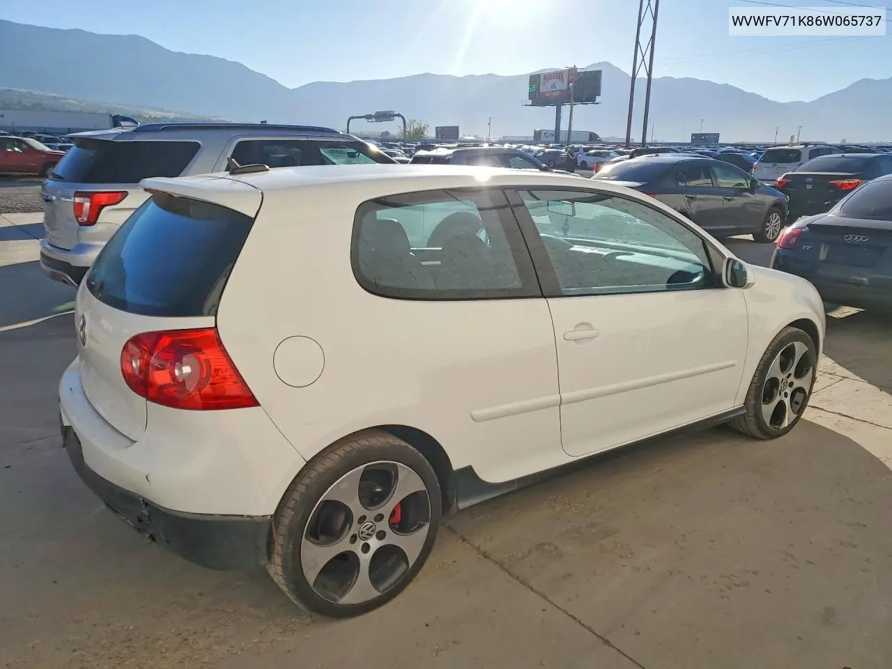 2006 VOLKSWAGEN GTI VIN WVWFV71K86W065737 — фото 3