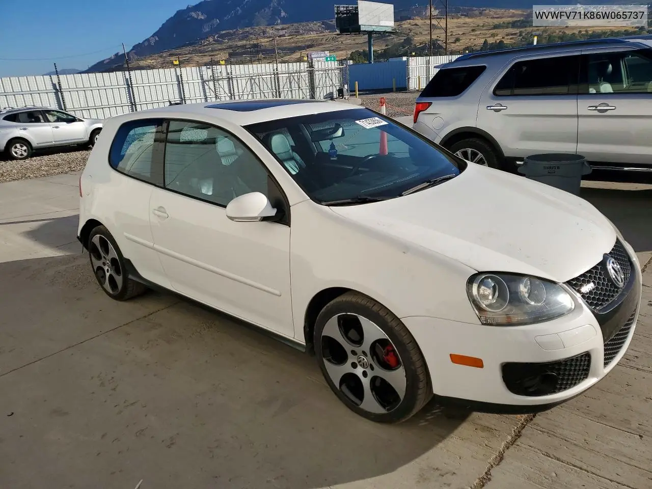 2006 VOLKSWAGEN GTI VIN WVWFV71K86W065737 — фото 4