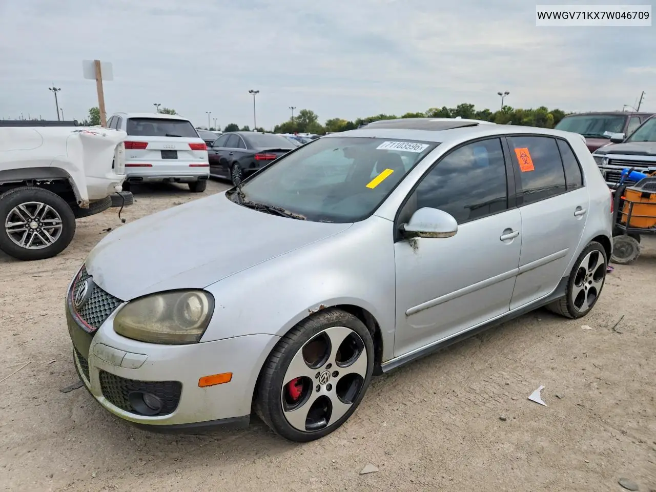 VOLKSWAGEN GTI 2007, VIN WVWGV71KX7W046709