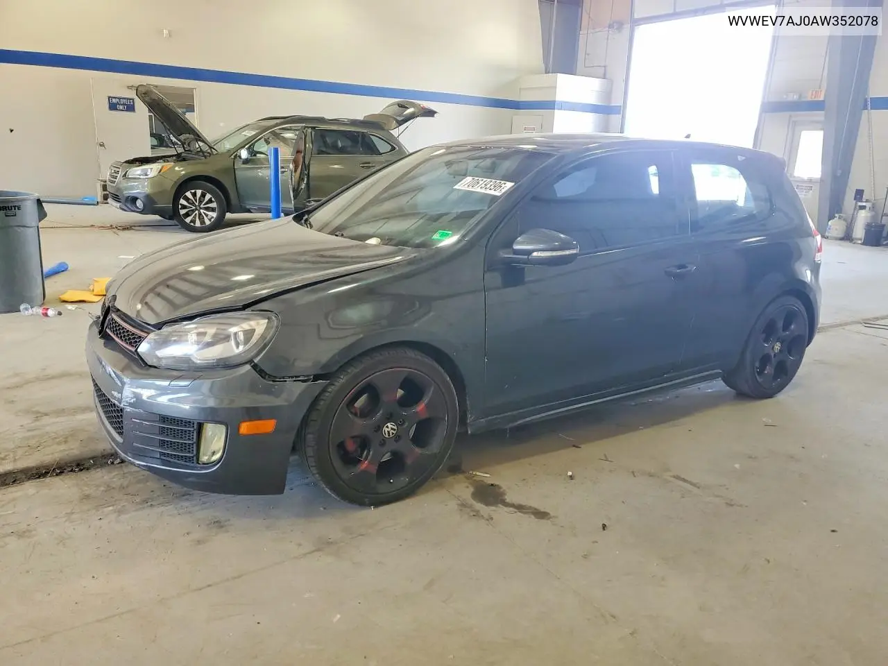 VOLKSWAGEN GTI 2010, VIN WVWEV7AJ0AW352078