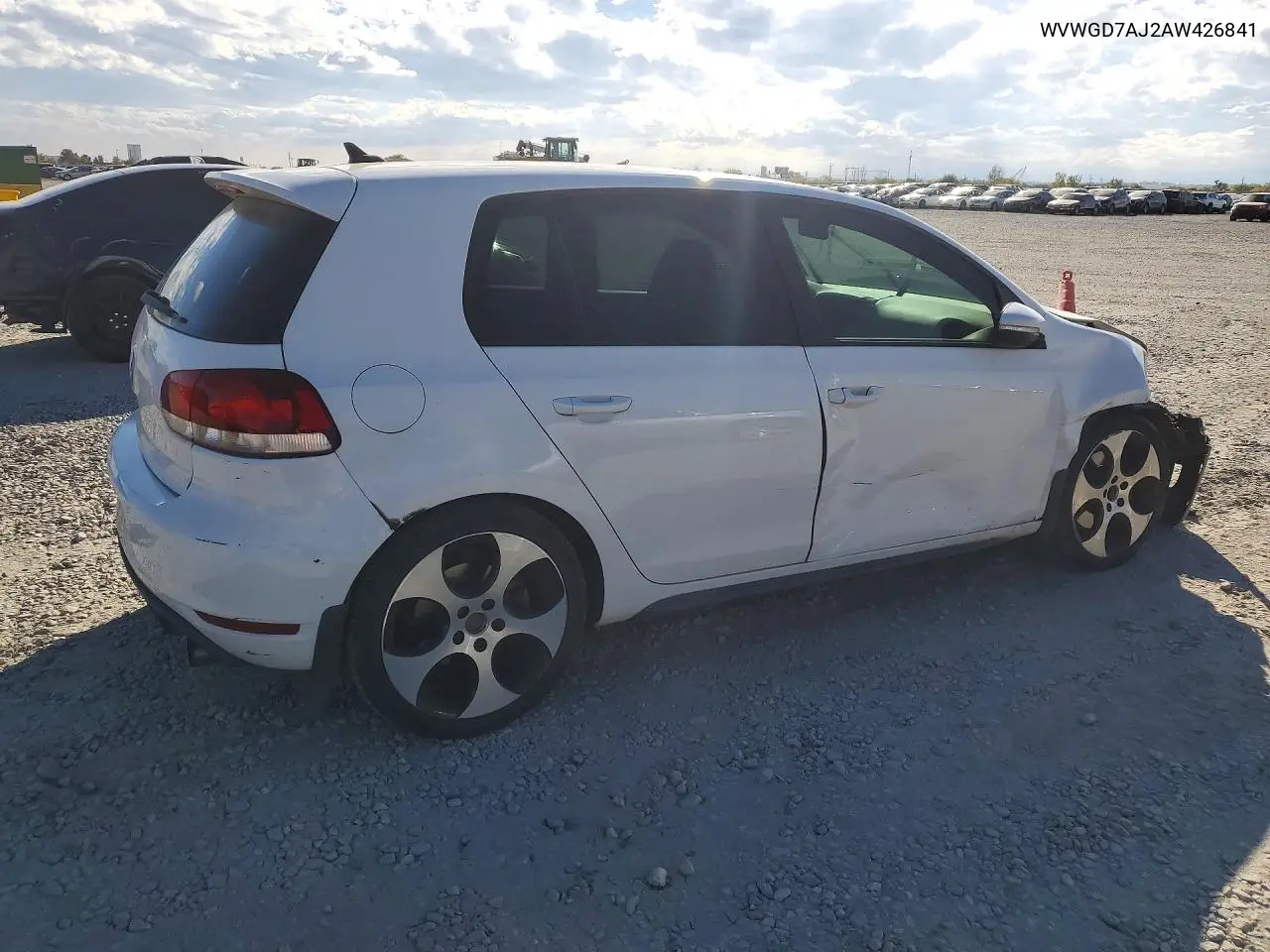 2010 VOLKSWAGEN GTI VIN WVWGD7AJ2AW426841 — фото 3