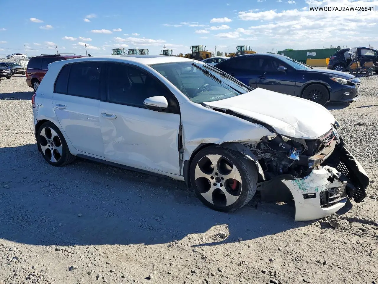 2010 VOLKSWAGEN GTI VIN WVWGD7AJ2AW426841 — фото 4