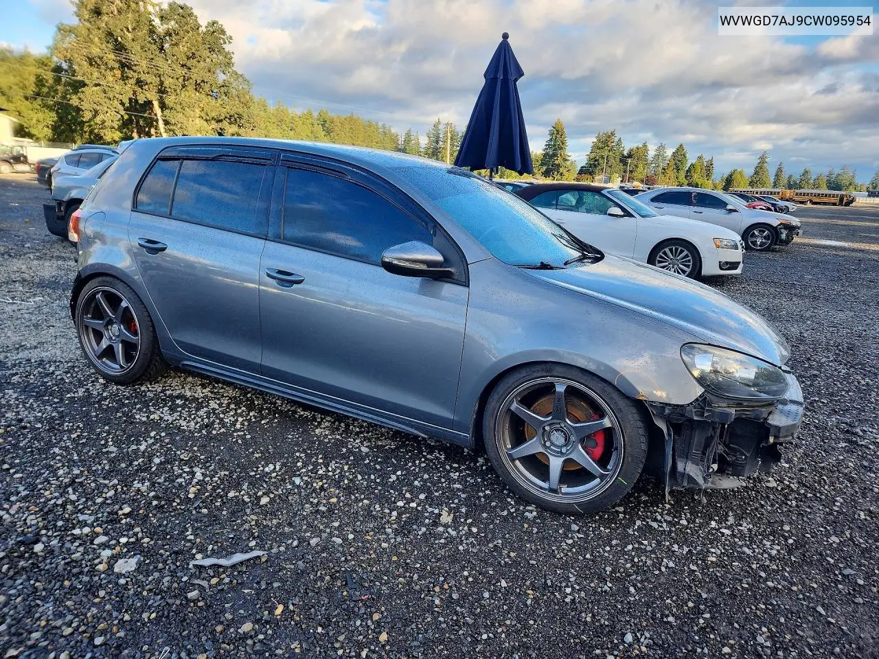 2012 VOLKSWAGEN GTI VIN WVWGD7AJ9CW095954 — фото 4