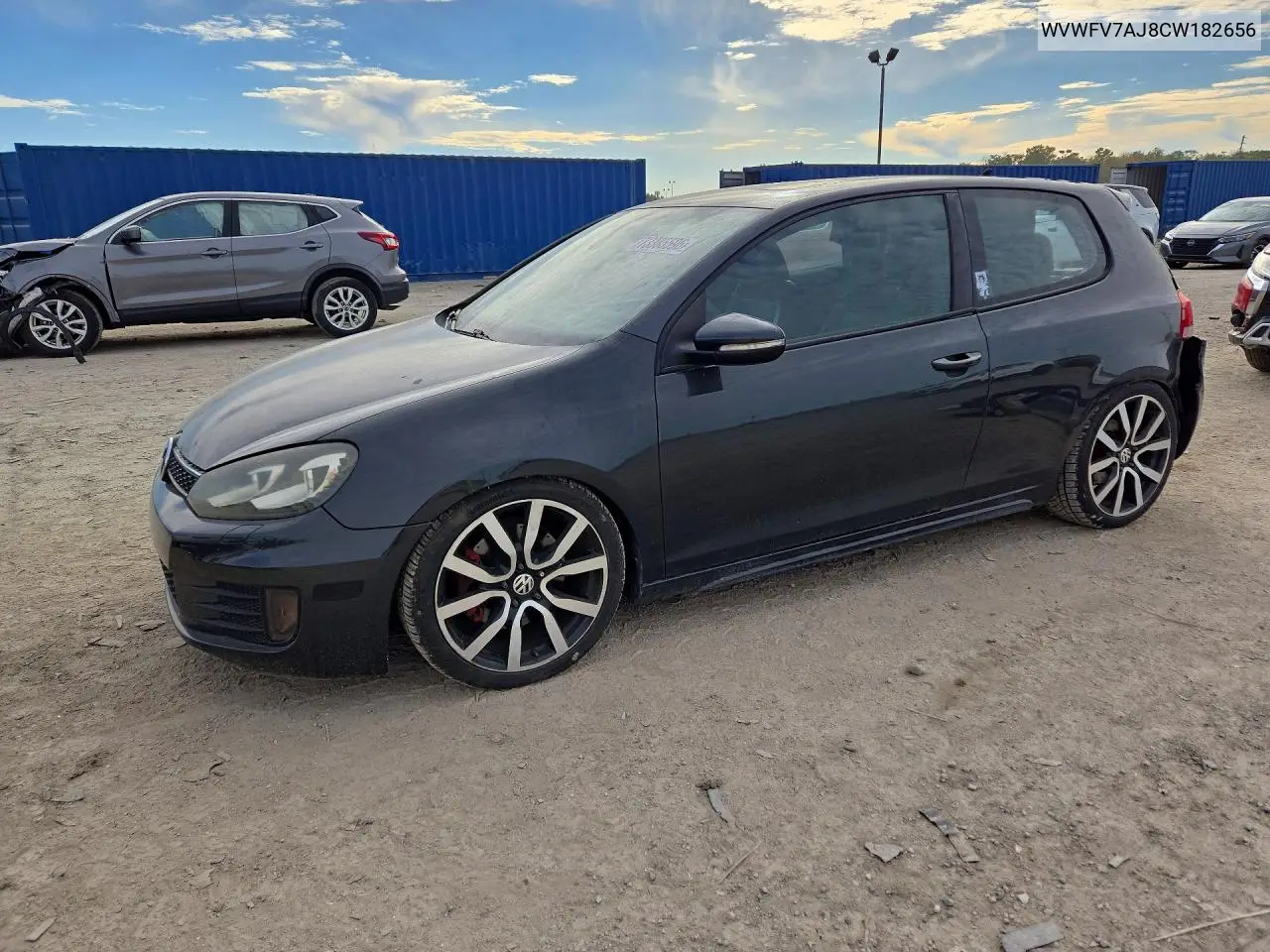VOLKSWAGEN GTI 2012, VIN WVWFV7AJ8CW182656